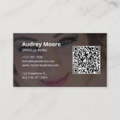 モダントレンディーエレガントテンプレートメイクアップアーティスト 名刺 (正面)