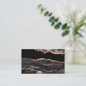 モダントレンディーエレガントプロフェッショナルメイクアップアーティスト 名刺 (スタンド正面)