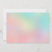 モダントレンディーエレガントsweet sixteen誕生会 招待状 (裏面)