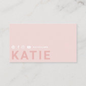 モダントレンディーオンラインパーソナルトレーナーフィットネス 名刺 (裏面)