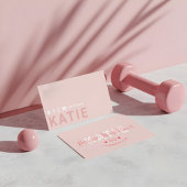 モダントレンディーオンラインパーソナルトレーナーフィットネス 名刺