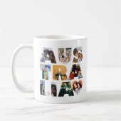 モダントレンディーオーストラリアハート10フォトコラージュ コーヒーマグカップ (左)