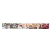 モダントレンディーカスタム写真またはロゴ写真の追加 サテンリボン (正面)