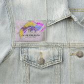 モダントレンディーカッコいい表現型メイクアップアーティスト 名札 (インサイチュ)