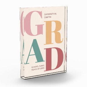 モダントレンディーカラフルの卒業 フォトブロック