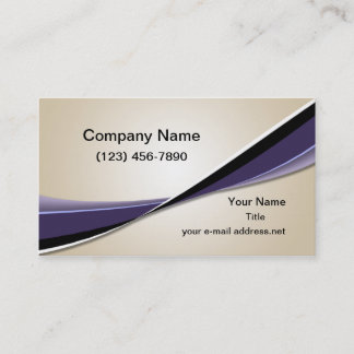 モダントレンディーグラフィックタンパープル 名刺