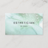 モダントレンディーグリッターサロン名刺 名刺 (正面)