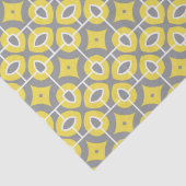 モダントレンディーグレーと白モザイク模様 薄葉紙 (詳細)