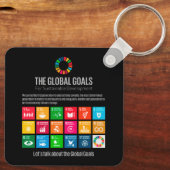 モダントレンディーサステナビリティゴール教育 キーホルダー (裏面)