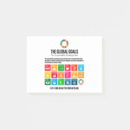 モダントレンディーサ感動的ステナビリティゴール ポストイット