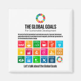 モダントレンディーサ感動的ステナビリティゴール マグネット