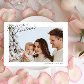 モダントレンディーシンプルクリスマスのコラージュ写真 シーズンカード