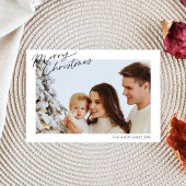 モダントレンディーシンプルクリスマスのコラージュ写真 シーズンカード