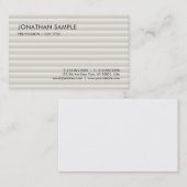 モダントレンディーシンプルプロフェッショナルスタイリッシュテンプレート 名刺 (正面/裏面)