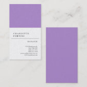 モダントレンディーシンプルミニマリストパールプレミアム 名刺 (正面/裏面)