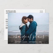 モダントレンディースクリプトの変更の写真 ポストカード (正面/裏面)