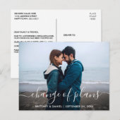 モダントレンディースクリプトの変更の写真 ポストカード (正面/裏面)