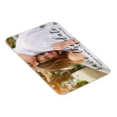 モダントレンディースクリプト日付の保存 |写真 マグネット (右側)