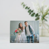 モダントレンディースクリ得結婚したプト ポストカード (スタンド正面)