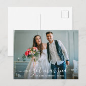 モダントレンディースクリ得結婚したプト ポストカード (正面/裏面)