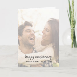 モダントレンディーススタイリッシュクリプト写真記念日 カード