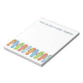 モダントレンディースタイリッシュビーチ夏ビーチサンダル ノートパッド (回転)