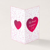 モダントレンディースタイリッシュ赤いハートヴァレンティーンズデイ (外部)