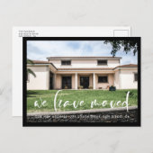 モダントレンディータイポグラフィ移動 ポストカード (正面/裏面)