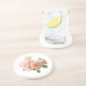 モダントレンディーテンプレートエレガントバラデザイン コースター (側面)