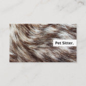 モダントレンディードエレガントグトレーナーペットトリマークール 名刺 (正面)