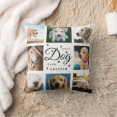 モダントレンディードッ最高のグEver Pet Paw Photo Collage クッション (ブランケット)