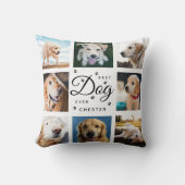 モダントレンディードッ最高のグEver Pet Paw Photo Collage クッション (正面)