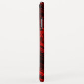 モダントレンディーネオン赤曲線抽象芸術パターン Case-Mate iPhoneケース (裏面/右)