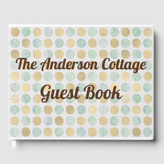 モダントレンディーバケーションレンタル |コテージ |ゲスト ゲストブック (正面)