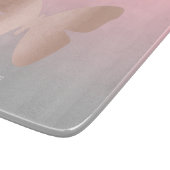 モダントレンディーバラ金ゴールドバタフライ カッティングボード (角)