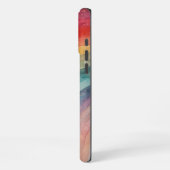 モダントレンディーパーソナライズされたレインボー iPhoneケース (左側面)