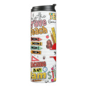 モダントレンディーパーソナライズされた先生 タンブラー (回転左)