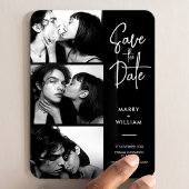 モダントレンディーフォトブースのスクリプト日付を保存 マグネット