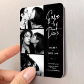 モダントレンディーフォトブースのスクリプト日付を保存 マグネット