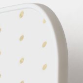 モダントレンディーフラミンゴピンクガーリー名 ピックルボールラケット (左詳細)