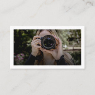 モダントレンディーフルフォトフォトフォトグラファー 名刺