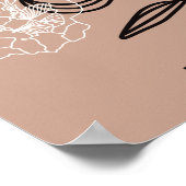 モダントレンディーフローラ芸術的ホームウォールアートポスター ポスター (角)