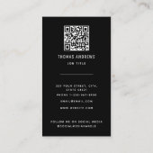 モダントレンディープロフェッショナル撮影 名刺 (裏面)