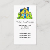 モダントレンディーホームサービスカラフル名刺 名刺 (正面)