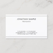 モダントレンディーミニマエレガントリストプロフェッショナルシック 名刺 (正面)