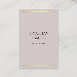 モダントレンディーミニマルデザインエレガント平面 名刺