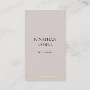 モダントレンディーミニマルデザインプエレガントラン 名刺