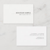 モダントレンディーミニマルプロフェッショナルテンプレート 名刺 (正面/裏面)