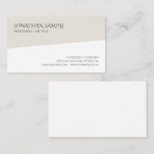 モダントレンディーミニマルプロフェッショナルテンプレート 名刺 (正面/裏面)