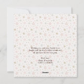 モダントレンディーミニマル写真楽しいクリスマス シーズンカード (裏面)